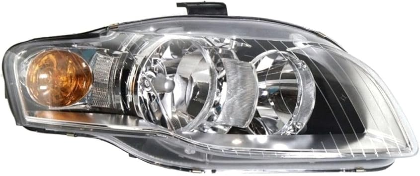 Headlight Passenger Side for Audi for A4 2005-2009 for A4 Quattro 2005-2009 for S4 2007-2009 B7 Body Clear Lens