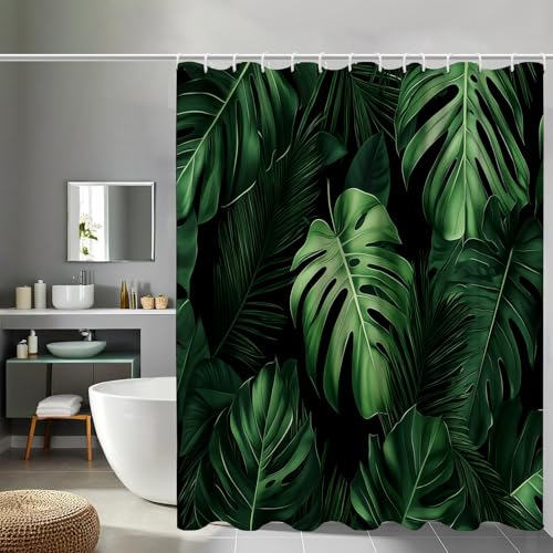 Rideau de douche anti éclaboussures 180x200 polyester lavable