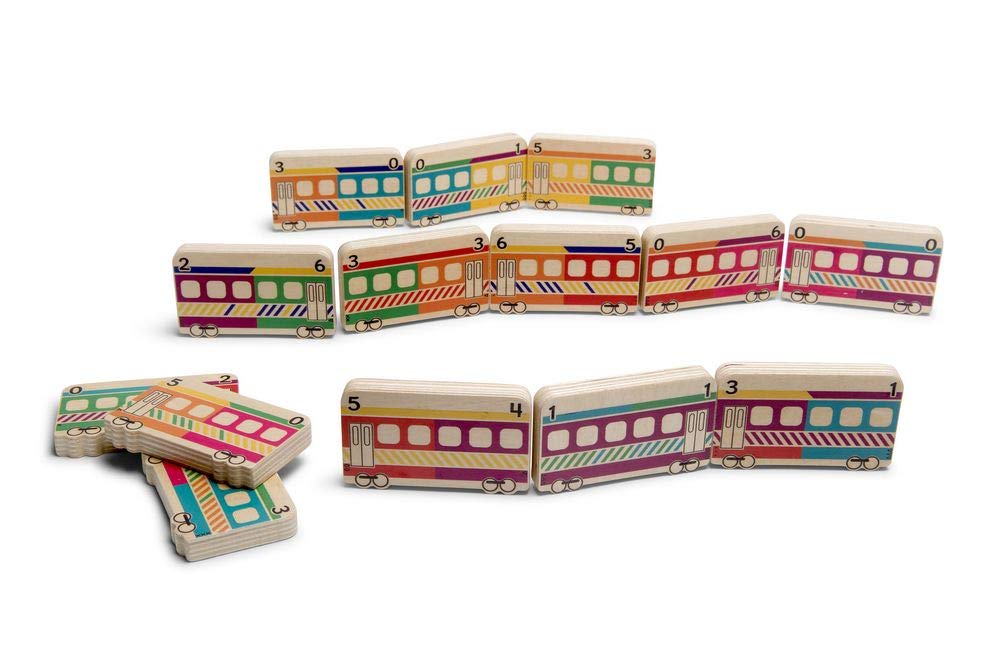 Train Domino Automatique Noaideoi – 100 Pièces, Lumières Et Son – Cadeau Filles Garçons 3-8 Ans