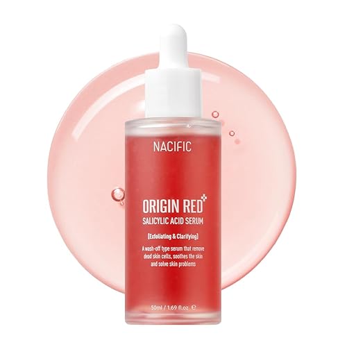 NACIFIC Origen Rojo Ácido Salicílico Suero 1.69fl.oz 1.7 fl oz Solución para problemas de la piel Control de aceite Eliminar la piel muerta Prevenir