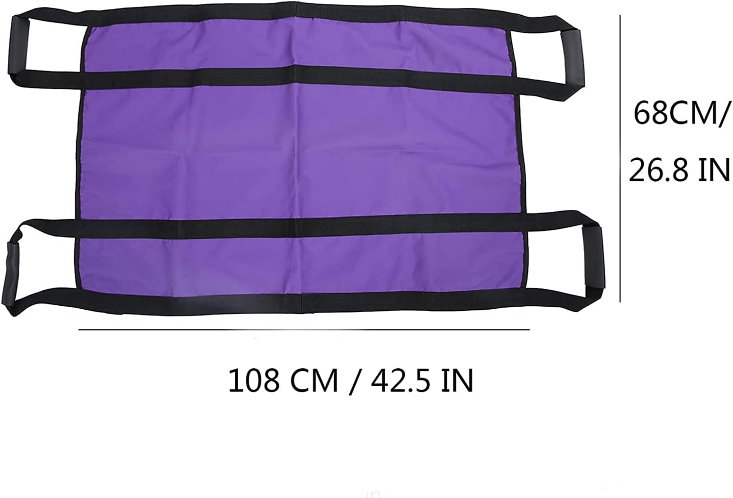 Patient Lift Transfer Sling Board Belt - Bariatric Medical Sliding Aid for Wheelchair, Car, Bed, Chair - Easy Transfer & Turning for Disabled & Handicap Individuals