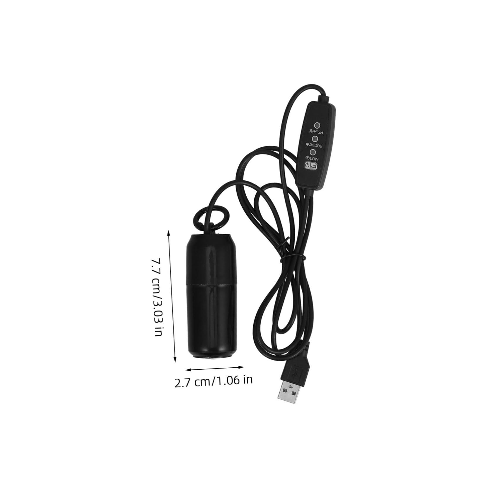 HOUDERCO Multifunctional Mini Air Pump for Aquariums USB Rechargeable Tiny Tool Portable Design for Enhanced Oxygen Supply for Small Fish Tanks and Decorative Integration