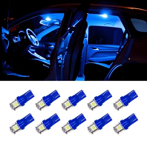 10PCS Bombillas LED T10 para interior de auto miniatura 1