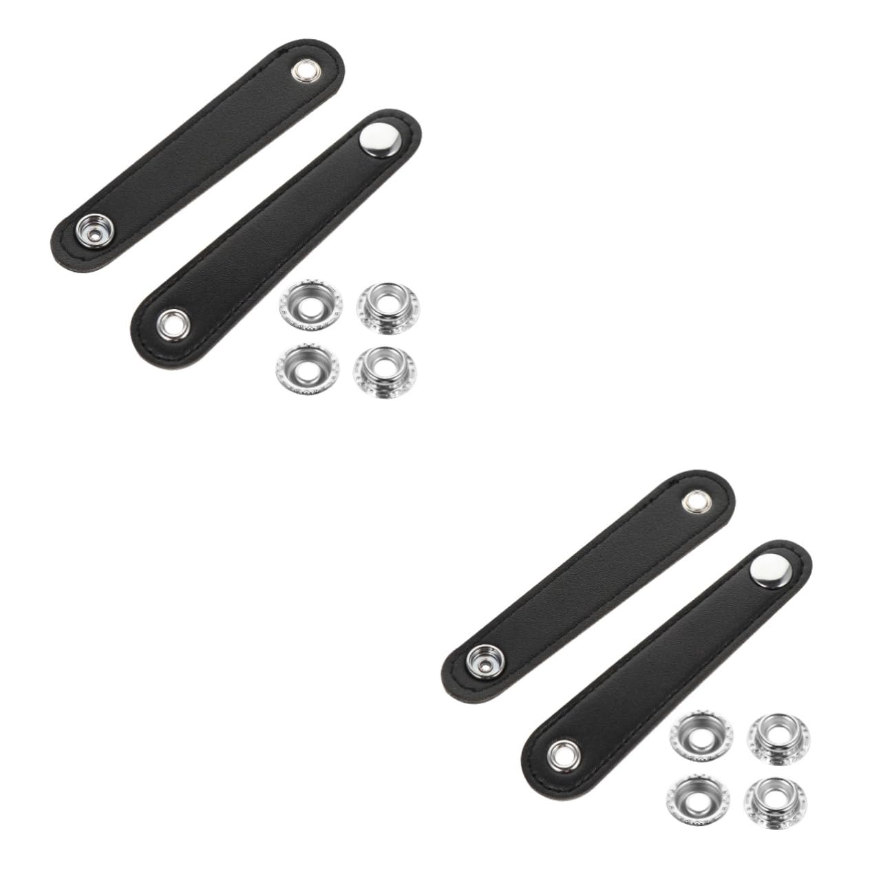 COSMEVIVI 2sets Bellows Belt Supply Mens Ratchet Belt Accordion Straps 10cm Padded Bellows Straps Easy Install Convertible 2pcs*2