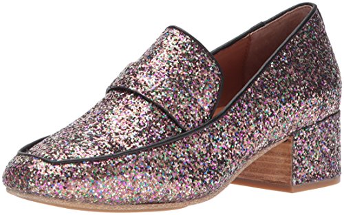 Image of Gentle Souls by Kenneth Cole Women's Eliott Menswear Block Heel Loafer- Leather Dress Pump