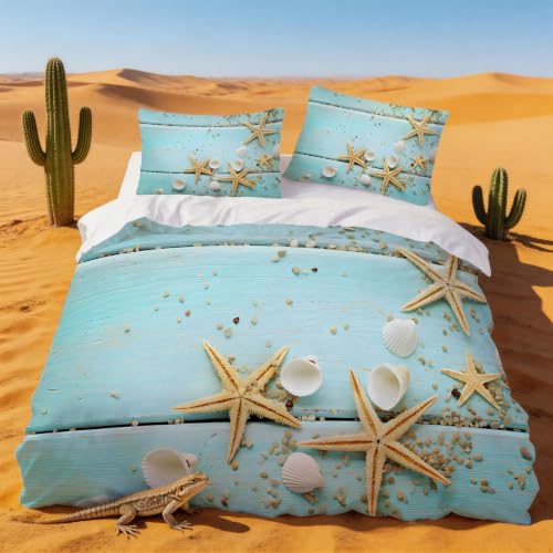 Parure de lit 140 x 200 mer pour lit 1 personne avec housse de couette douce sans repassage