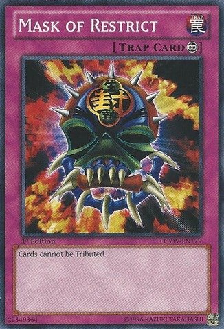 YU-GI-OH! - Mask of Restrict (LCYW-EN179) - Legendary Collection 3: Yugi's World - 1st Edition