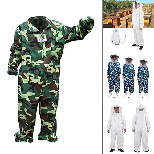 Perfeclan Imkeranzug, Imkeranzüge Overall Outfit Ausrüstung Bienenzuchtbedarf mit schützender, selbsttragender, runder… – Bild 3