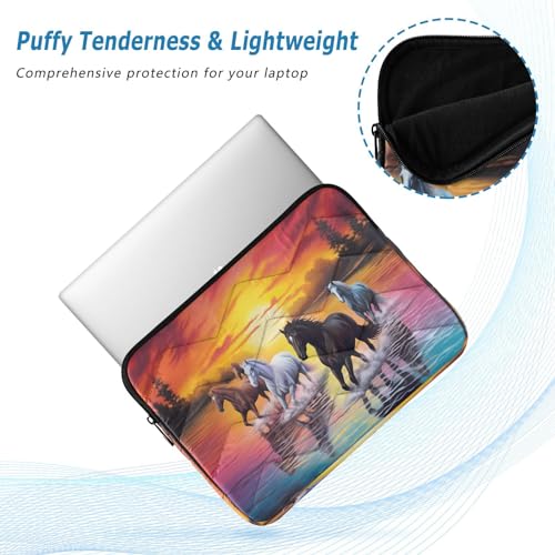 Funda para portátil Sunset River Horses 13-14 pulgadas miniatura 5