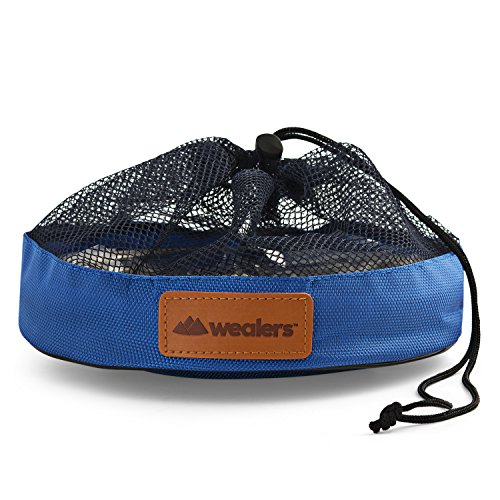 image for Wealers Stainless Steel Plate Set - 8.5 inch Ultra-Portable Dinnerware