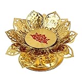 Bougeoirs photophores : le bougeoir lotus peut être posé sur la table en sacrifice de bouddha, très pratique.