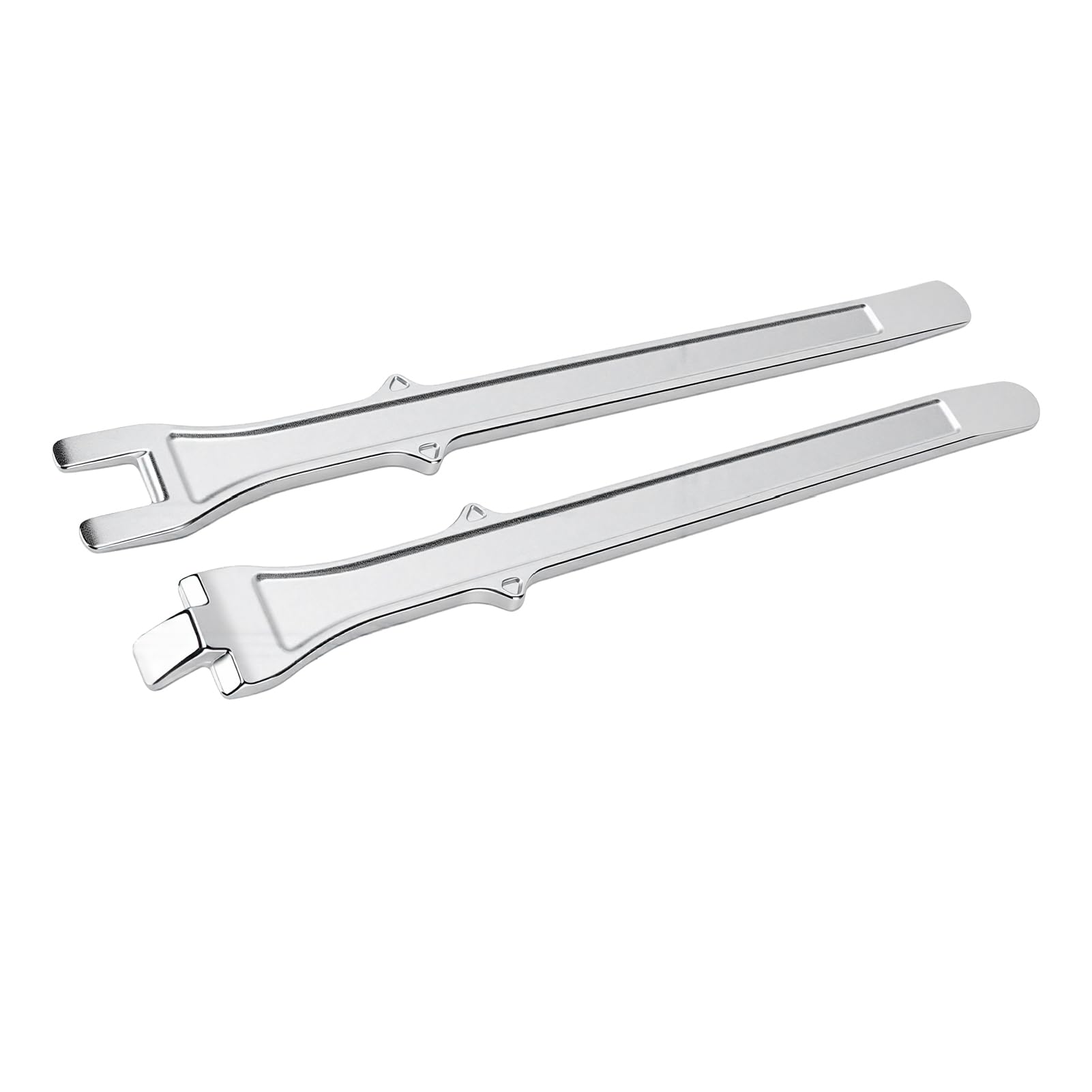 ASHATA Juego de Herramientas Multiusos para Destalonador de Neumáticos, Palancas Fuertes de Acero Al Carbono para Scooter y Cortacésped, 16 Pulgadas, 2 Unidades