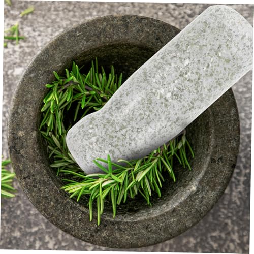 Pestle de piedra para ajo utensilio de cocina de 8 pulgadas miniatura 7