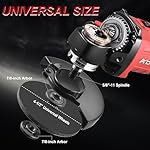 AOBEN Cordless Angle Grinder 4-1/2 inch, 21V Battery Grinder Tool, Power Electric Grinders, Brushless Motor, 2x4.0Ah Battery & Fast Charger, for Cutting, Griding, Polishing - Image 3