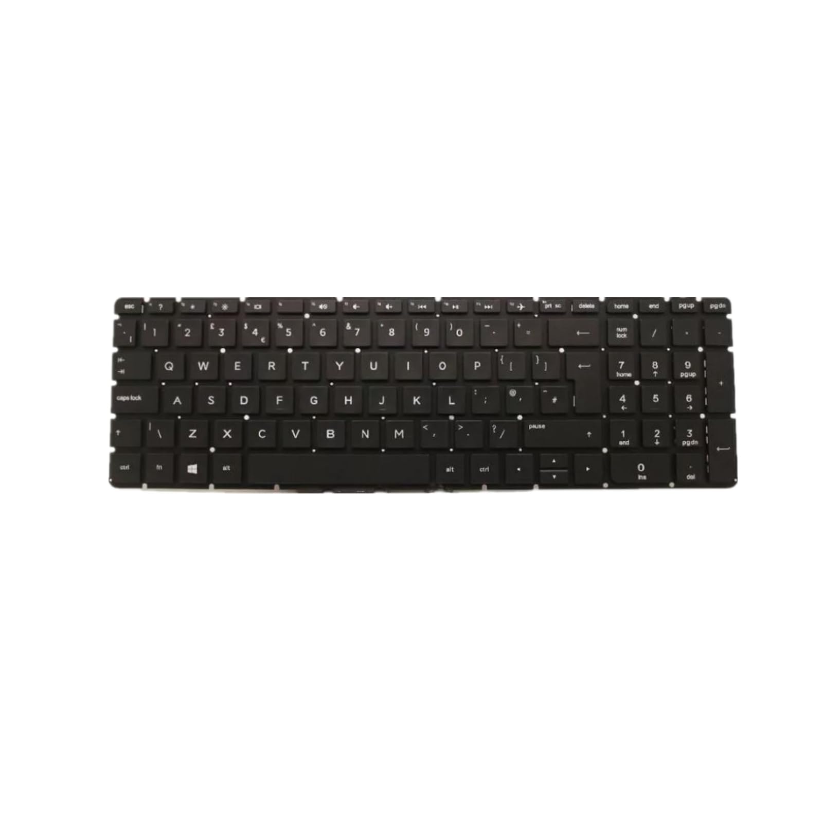 Teclado de repuesto para portátil HP Pavilion 17-g000 color negro UK Layout 2