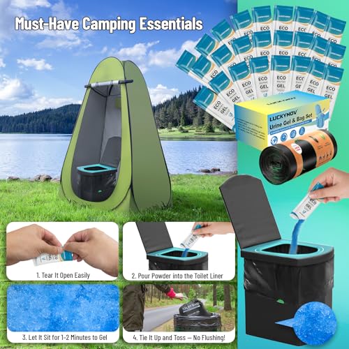 25 bolsas de inodoro portátiles con geles absorbentes - Oferta especial - Image 4