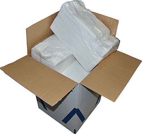 Einweghandtücher aus Vliesstoff, 40 x 80 cm, 800 Stück, in 8 Packungen à 100 Stück, für Friseur, Kosmetikstudio, Weià – Bild 4