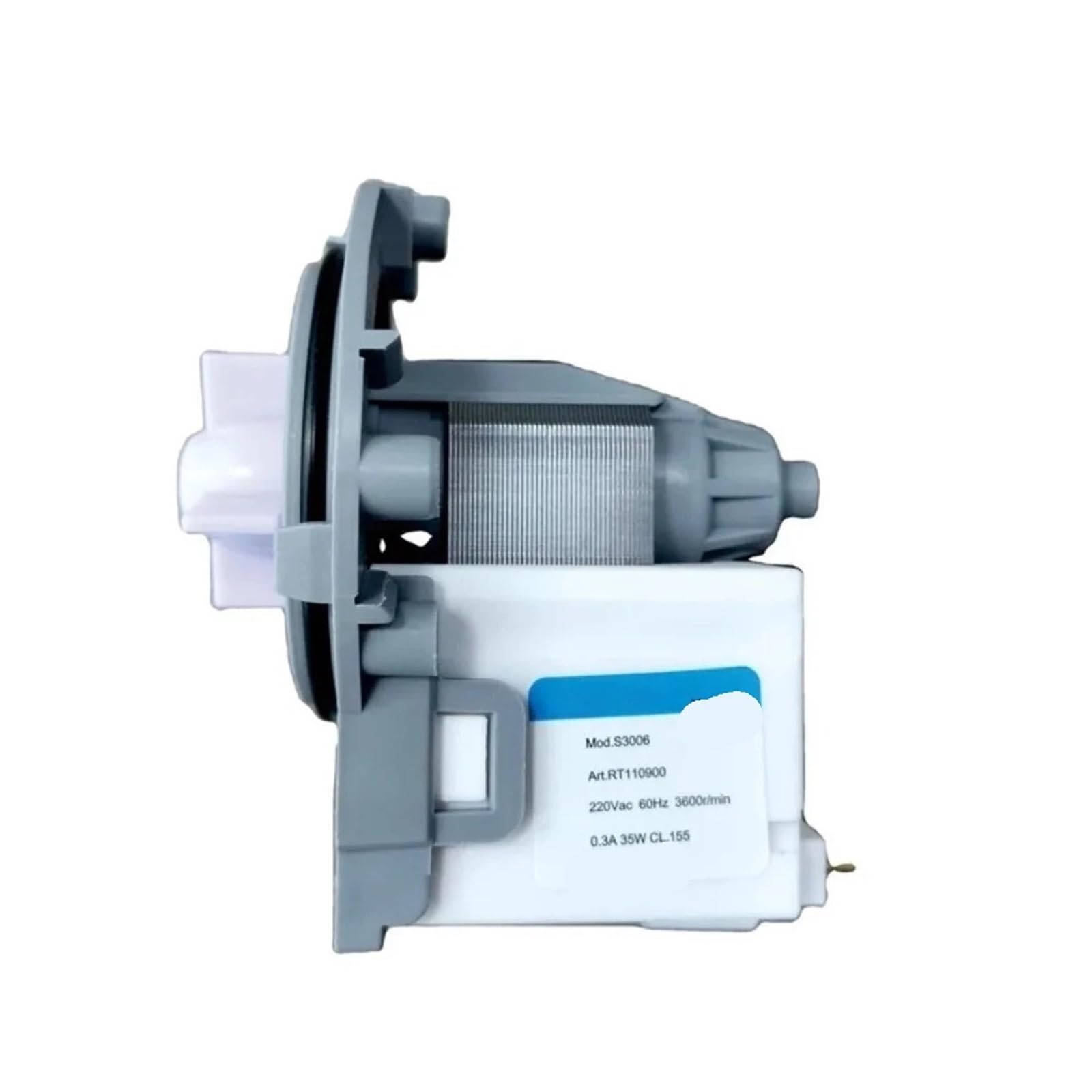 S3006 EAU61383501 220V 60Hz 35W Drain Pump Motor，Compatible for LG，Washing Machine Washer Drainage Replacement Parts