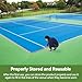 lronCreek Pickleball Court Marking Kit Easy to Install Professional Size Adjustable Pickleball Court Line Cardboard Stencil for Asphalt Concrete Driveway Backyard