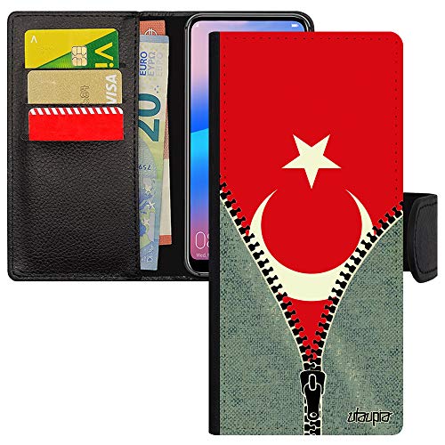 Coque Samsung Note 20 rabat portefeuille original et étui de téléphone drapeau Turquie