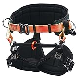 Treeup Gurtgeschirr TH 030 für Baumpfleger Klettergurt Sicherungsgurt (M-XL, orange)