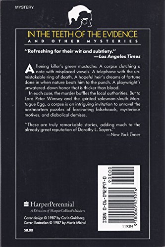 In The Teeth of the Evidence: And Other Mysteries 0060923970 Book Cover