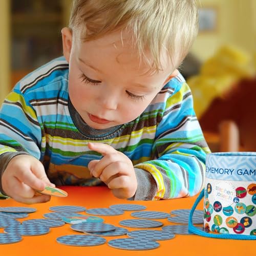 Image of Stephen Joseph, Memory Game Set, Matching Memory Game for Kids - 30pc Memory Game Set, Matching Games for Children Preschool Toddler, Memory Games for Kids, Girl