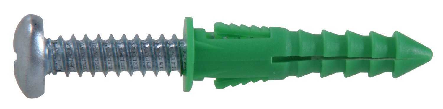 The Hillman Group 5109 Ribbed Plastic Anchors (2 Pack)