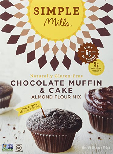 Simple Mills Almond Flour Mix, Chocolate Muffin & Cake, 10.4 Oz (Packaging May Vary) #TOP7