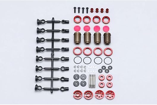 Yokomo YOKY2 SBBSRA Big Bore Shock Set YD-2 Series Red Y2-SBBSR-YOKY2-SBBSRA