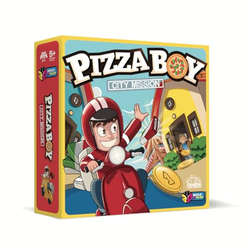 Creative Live Games Pizza Boy City Mission Juego de Mesa para