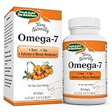 Terry Naturally Omega-7-500 mg Sea Buckthorn, 60 Vegan Softgels - Heart & Skin Support Supplement, Enhanced with Omegas 3, 6 & 9 - Non-GMO, Gluten-Free - 60 Servings