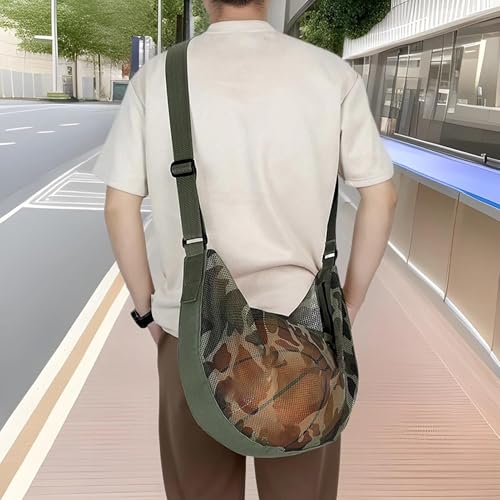 Bolsa de malla para balones de poliéster resistente con bolsillo de cremallera 4