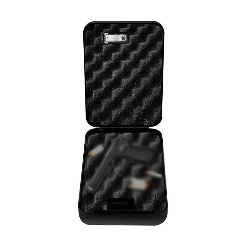 Cassaforte Piccola cassaforte for la casa con serratura meccanica nascosta for auto portatile for casa, ufficio e viaggi Nero Cassetta portavalori
