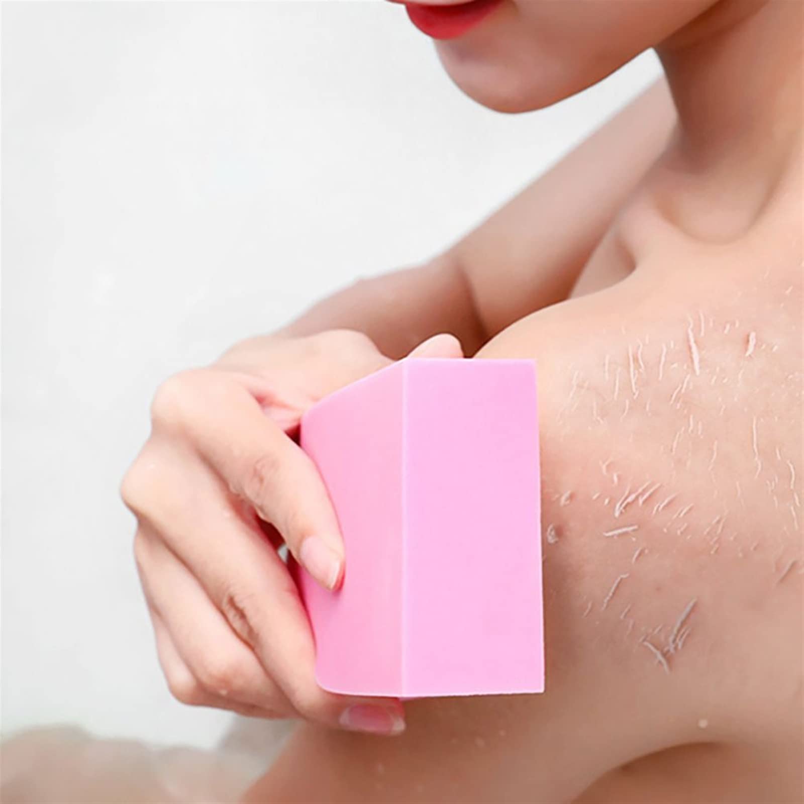 Trockenes Bürsten, 1 Stück, weicher Körper, Badeschwamm, Körperentspannung, Spa-Massagegerät, Hautreiniger, Puffball, Peeling, Badzubehör(Giallo)