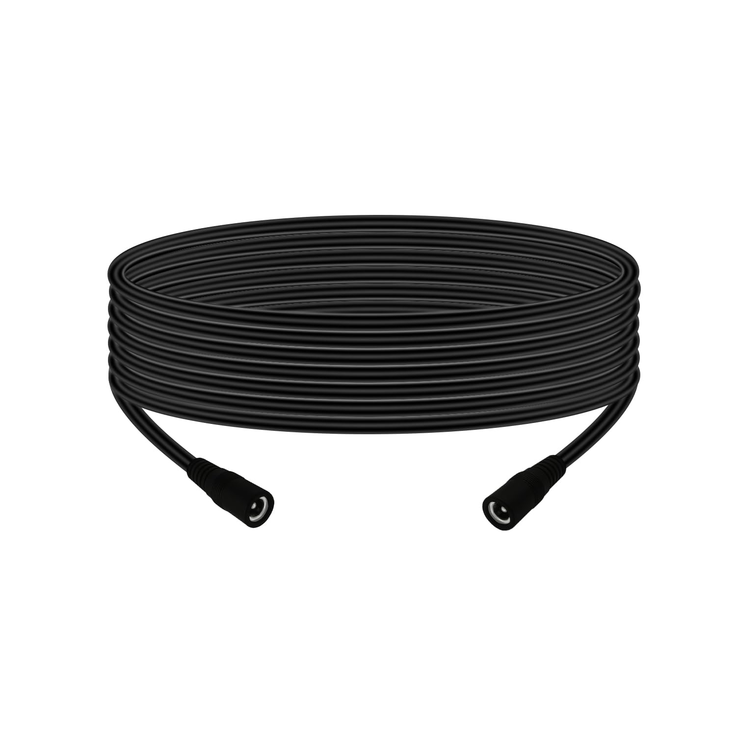 9.8ft 5.5x2.1mm Female to Female 12V 5A Barrel Connector 18AWG DC Power Extension Cord 2pcs