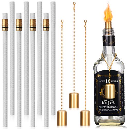 Nuanchu wine bottle torch hardware kit include brass torch wick h…