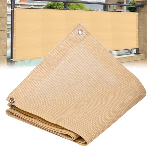 Langlebiger HDPE-Sichtschutz für Zäune im Freien, wasserdicht und luftdurchlässig, rechteckig, mit rostfreien Ösen, verbessern Sie Ihre Privatsphäre und Ihren Komfort