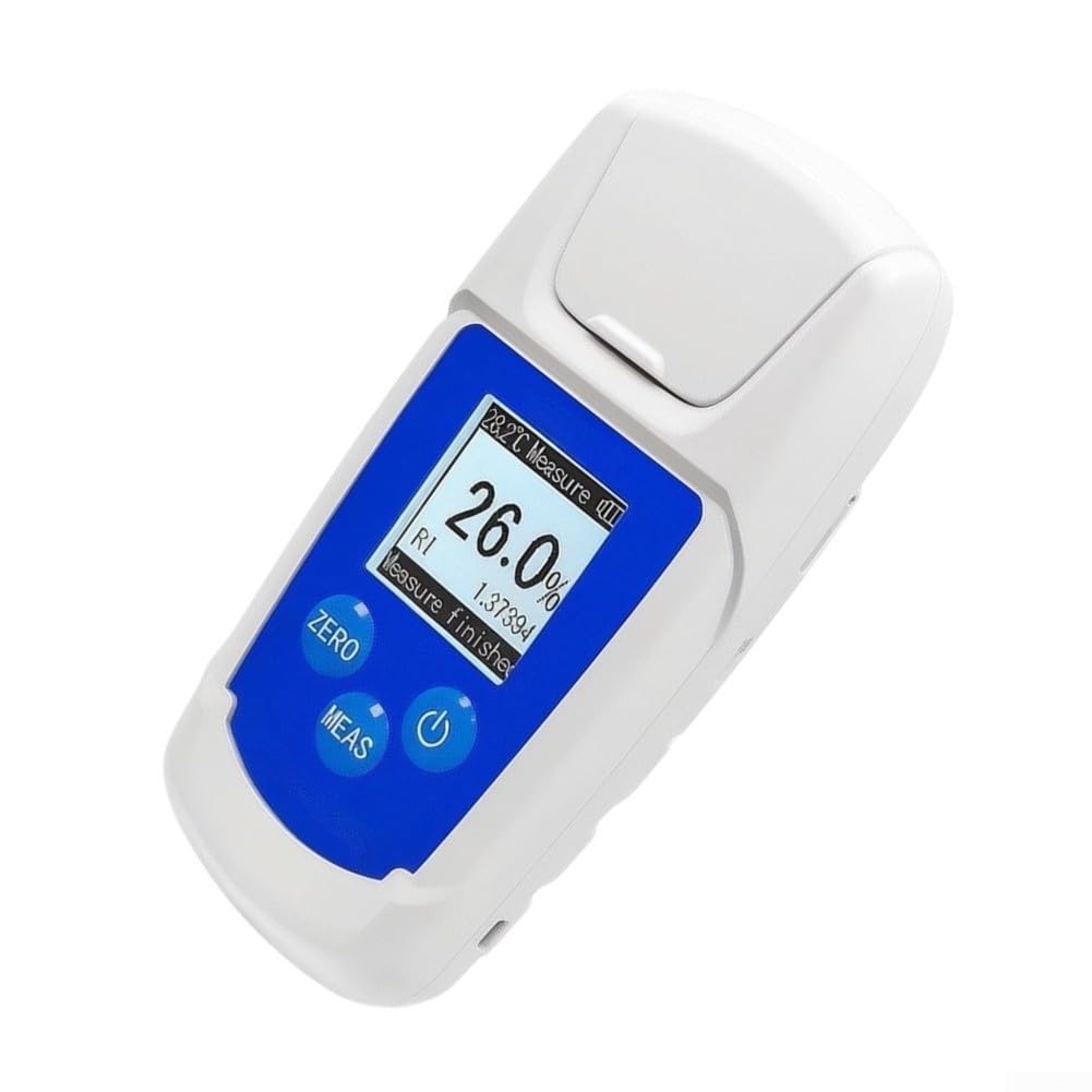 ReachMall Digitales Refraktometer für brix 0-32% für ATC Wasserdicht Digitales(0-55% Standard Model)