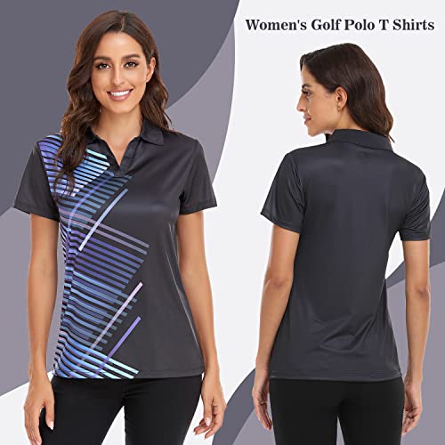 Little Beauty Women's Golf Polo T Shirts Short Sleeve Collared Lightweight Lightweight Moisture Wicking Tennis Running T-Shirts #TOP1