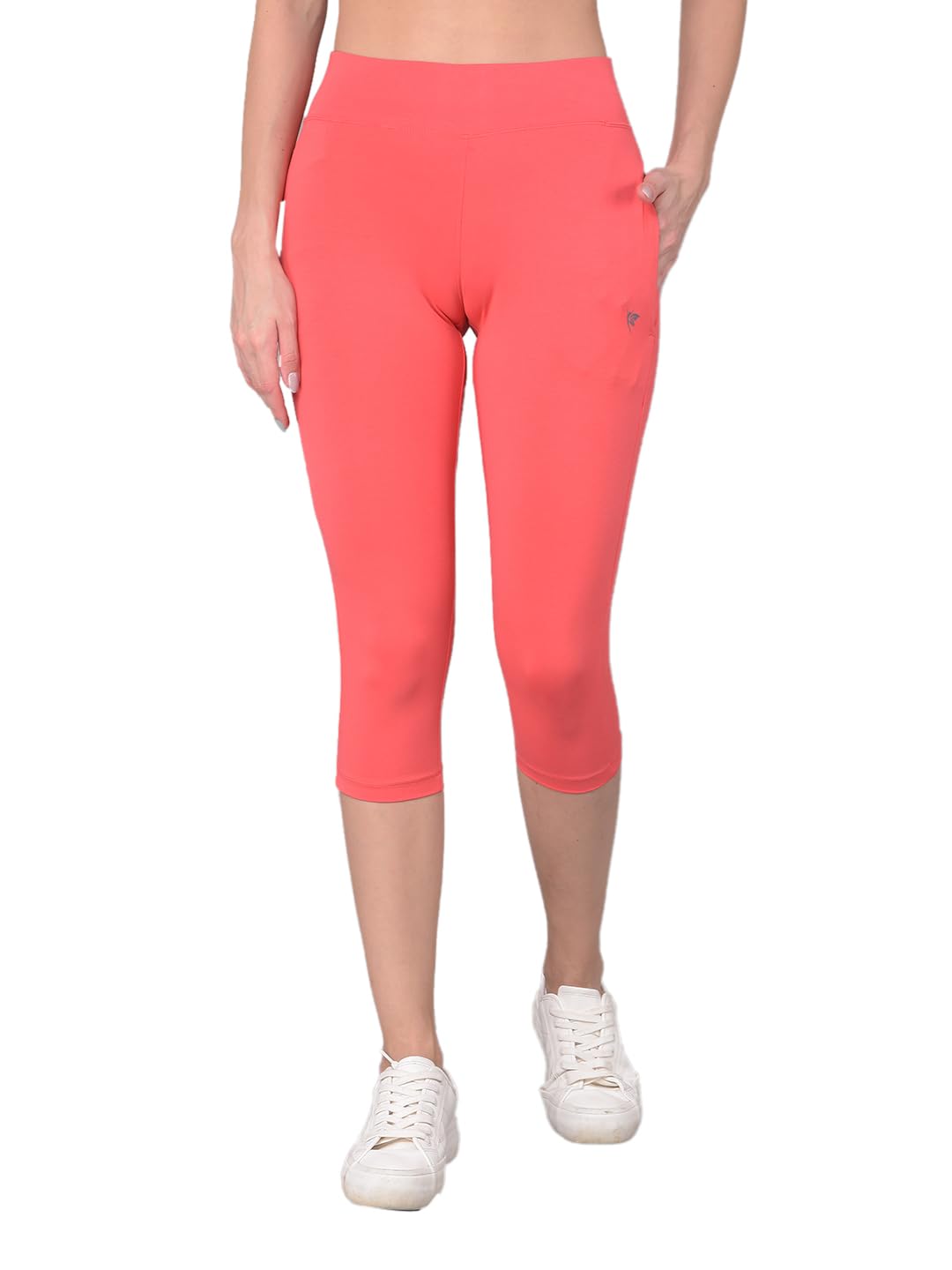 comfort lady Premium Stretchable Cotton Capri Legging for Women | Suitable for Formal wear & Casual wear | Indoor/Outdoor Capris for Travel, Yoga, & Workout.-picture-1