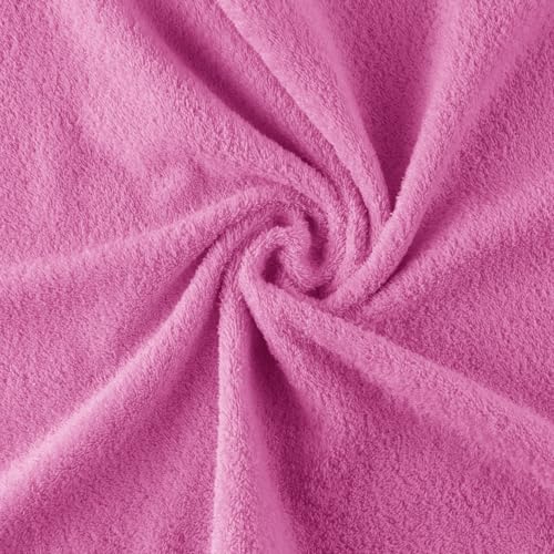 Top Towel - Premium - Große Badetücher - Badetücher - 2 Handtücher - 50 x 100 cm - 100 % Baumwolle - 600 Gramm - Malve – Ansicht 5