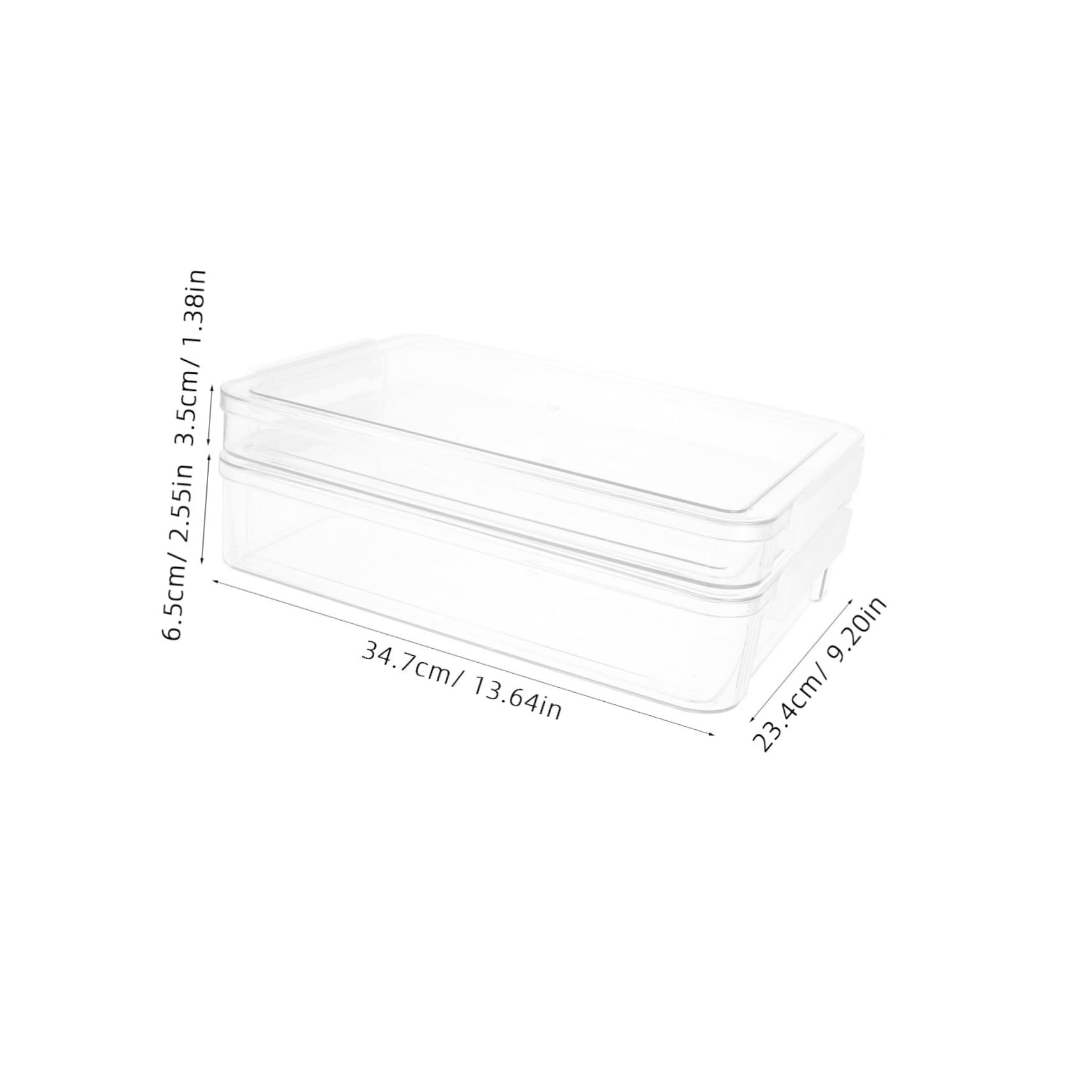 Toddmomy Schulanfang Party -pack Transparente Pet Dokumentenboxen Tragbar