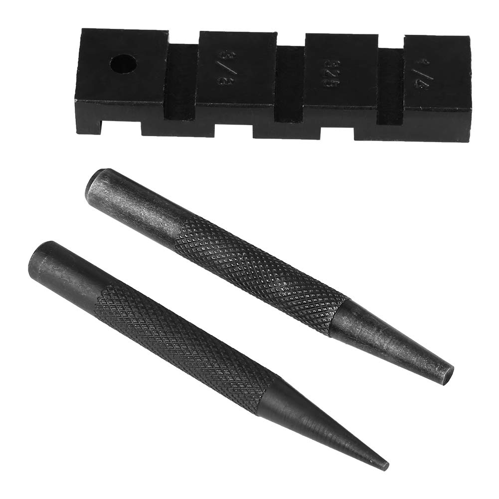 Rompicatena per Motosega Compact Chain Bracket Strumento di Riparazione per riparazioni Pesanti con Acciaio al Carbonio (Nero)
