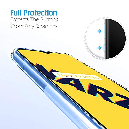 Image of TheGiftKart Ultra Clear Slim Anti-Slip Grip Soft Silicone Back Cover Case with Complete Camera Protection & Anti-Dust Plugs Built-in for Realme Narzo 20A / Narzo 10A (Transparent)