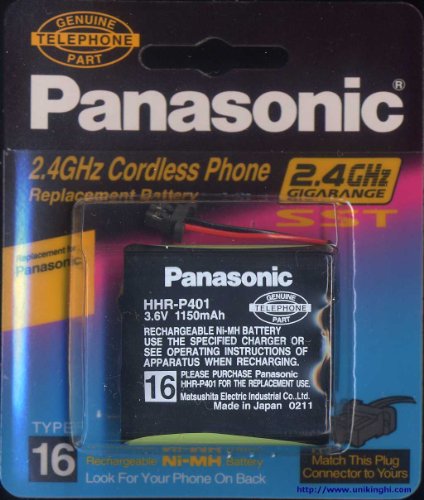 PANASONIC P-401A Battery for Panasonic Cordless Telephones
