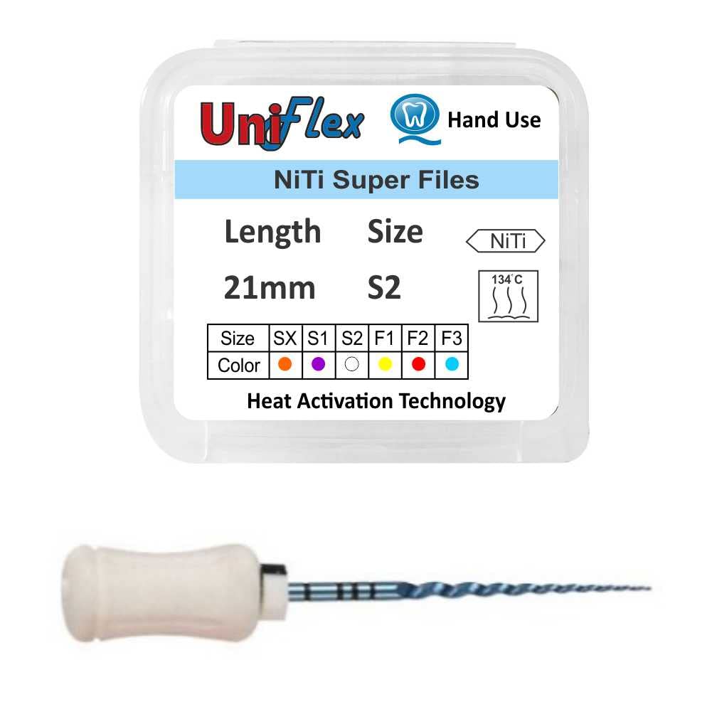 Uniflex Hand Protaper S2 21 mm NiTi Blue Super Files Heat Activation Technology (B09M46V2KN) Amazon Price History, Amazon Price Tracker