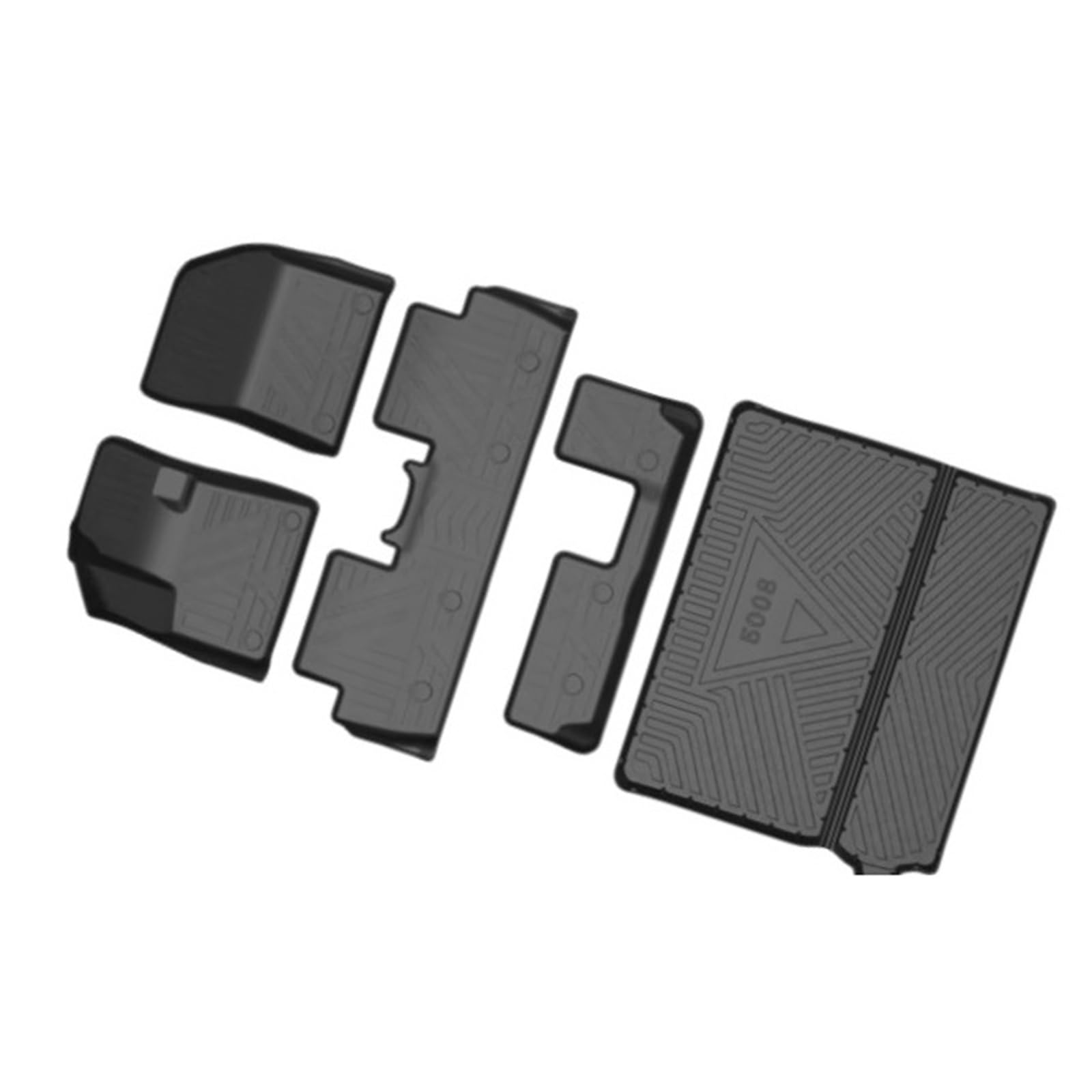 maty samochodowe Do Peugeota 5008 2017-2022 | Dywaniki Mata do bagażnika Wykończenie podłogi Akcesoria samochodowe(5seats floor mat)