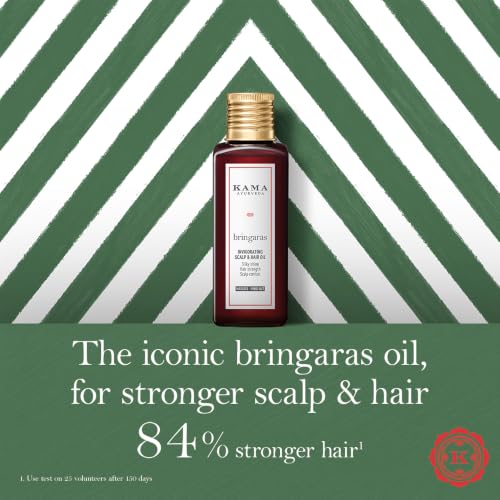 Image of BRINGARAS BALANCING SCALP & HAIR OIL 100 ML | Stimulates Hair Growth | Rebalances Scalp Health