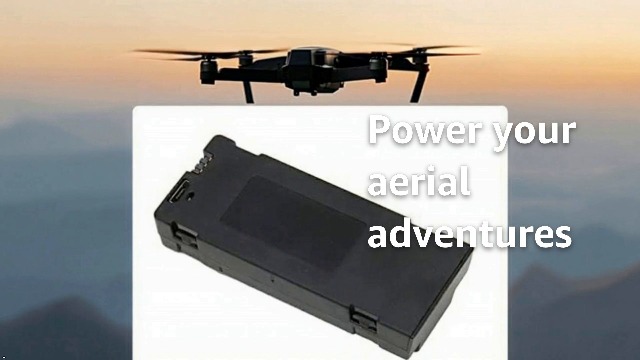 Batterie Intelligente 3.7V 2600mAh Li-Ion Pour Drone E88, E99, P1, K3, S1 – ABS Durable